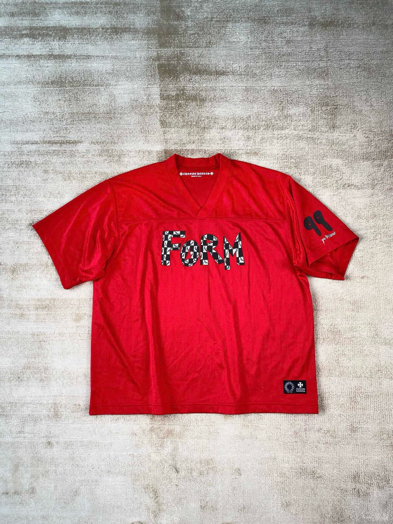 Chrome Hearts 99 Form Matty Boy Mesh Red Jersey (8) - newkick.cc